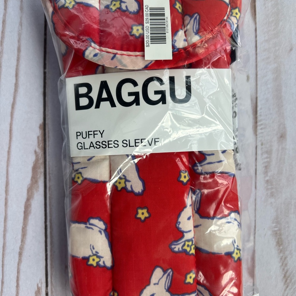 BAGGU Puffy Glasses Sleeve - Bunnies